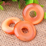 20mm Ring Donut Round Cat Eye Stone Spacer Beads DIY Necklace Bracelet Charms