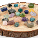 Natural Stone Beads Rondelle Lapis Lazuli Crystal Quartz Jade Spacer DIY Jewelry