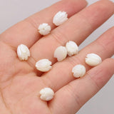 5pc 8x10mm Flower Natural Shell Beads for Jewelry Making DIY Bracelet