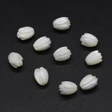 5pc 8x10mm Flower Natural Shell Beads for Jewelry Making DIY Bracelet
