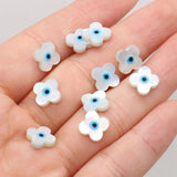 Shell Pendants Mother of Pearl Evil Eye Flower DIY Jewelry Making
