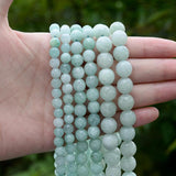 Faceted Burmese Jades Stone Beads 6 8 10mm Natural Spacer Bead Jewelry Making