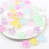 10pcs Animal Paw Shape Acrylic Beads for Jewelry Making DIY Accessories