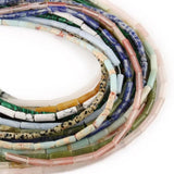 Natural Stone Agates Quartz Jaspers Spacer Beads 15''