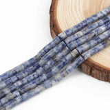 Natural Stone Jaspers Beads Cylinder Shape Loose Spacer Beads