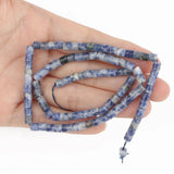Natural Stone Jaspers Beads Cylinder Shape Loose Spacer Beads