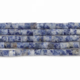 Natural Stone Jaspers Beads Cylinder Shape Loose Spacer Beads