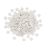 300pcs Daisy Flower Spacer Beads 5x1.5mm Alloy Metal Charm Bead Findings