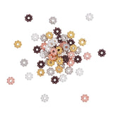 300pcs Daisy Flower Spacer Beads 5x1.5mm Alloy Metal Charm Bead Findings