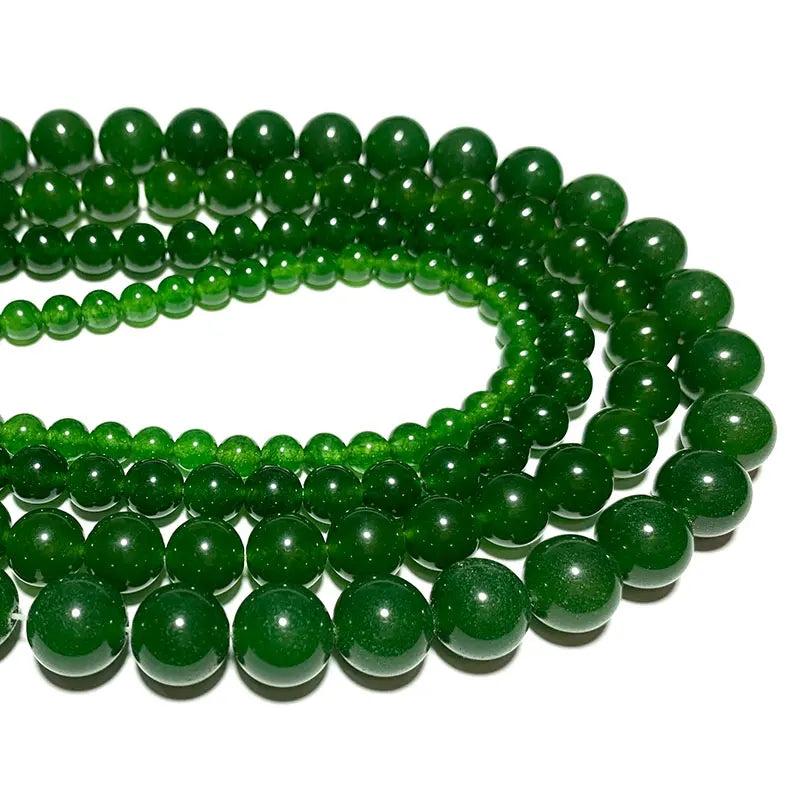 Green Jaspers Round Stone Beads 6/8/10/12 MM