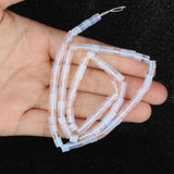 4x4mm Opal Stone Column Spacer Beads for Jewelry Making