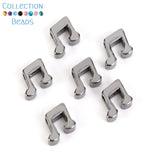 30pcs 9x8mm Copper Musical Note Spacer Beads DIY Jewelry Making Findings Charms