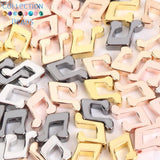 30pcs 9x8mm Copper Musical Note Spacer Beads DIY Jewelry Making Findings Charms
