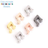 30pcs 9x8mm Copper Musical Note Spacer Beads DIY Jewelry Making Findings Charms