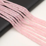 Natural Pink Crystal Quartz Cube Beads for Jewelry Making