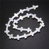 Cross Shape Shell Beads 13x19mm