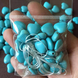 12mm Heart Shape Turquoise Beads for Jewelry Making