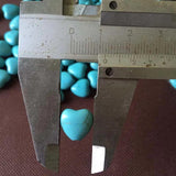 12mm Heart Shape Turquoise Beads for Jewelry Making