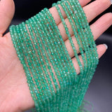 Green Agates Stone Beads for Jewelry Making DIY 3mm