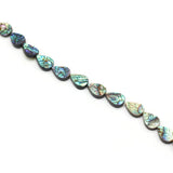 5Pcs Abalone Leaf-Shaped Shell Beads for DIY Jewelry Making