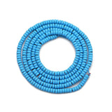 2x1mm Matte Rubber Flat Round Coin Hematite Stone Spacers