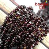 Dark Red Garnet Irregular Stone Beads 88cm/bag
