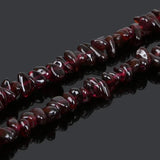 Dark Red Garnet Irregular Stone Beads 88cm/bag
