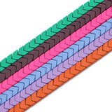 8MM Matte Hematite Stone Arrows Rubber Spacers Beads