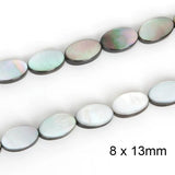 Natural Lip Sea Shell Beads Oval flat loose beads for DIY necklace bracelet