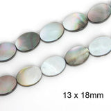 Natural Lip Sea Shell Beads Oval flat loose beads for DIY necklace bracelet