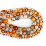 4/6/8/10mm Yellow Faceted Stone Beads for Jewelry Making