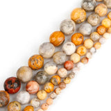 4/6/8/10mm Yellow Faceted Stone Beads for Jewelry Making