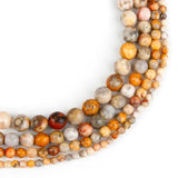 4/6/8/10mm Yellow Faceted Stone Beads for Jewelry Making