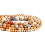 4/6/8/10mm Yellow Faceted Stone Beads for Jewelry Making