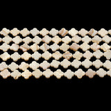 Natural Shell Leaf Cross Bead Pearl Earring Charm