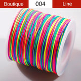 0.8mm Nylon Line Braided Beads Cord for Jewelry Making