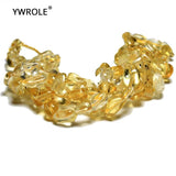 Natural Citrine Crystal Stone Beads for Jewelry Making 5-8 mm 15''
