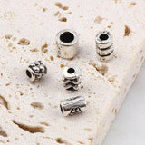 Vintage Metal Spacer Beads Antique Silver for DIY Jewelry Making