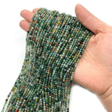 Natural Spinel Faceted Indian Agate Loose Beads for Jewelry Making