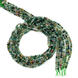 Natural Spinel Faceted Indian Agate Loose Beads for Jewelry Making