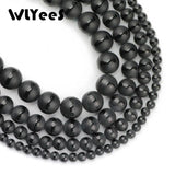 Natural Stone Matte Stripe Carnelian Beads 4/6/8/10 MM Round Loose Bead