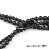 Natural Stone Matte Stripe Carnelian Beads 4/6/8/10 MM Round Loose Bead