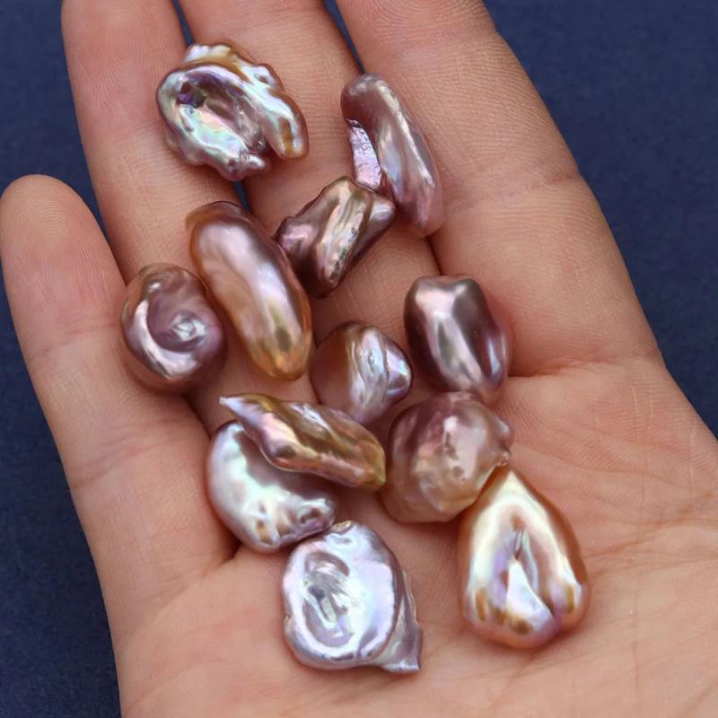 Natural Freshwater Petal-shaped Pearl Loose Beads for Jewelry Making