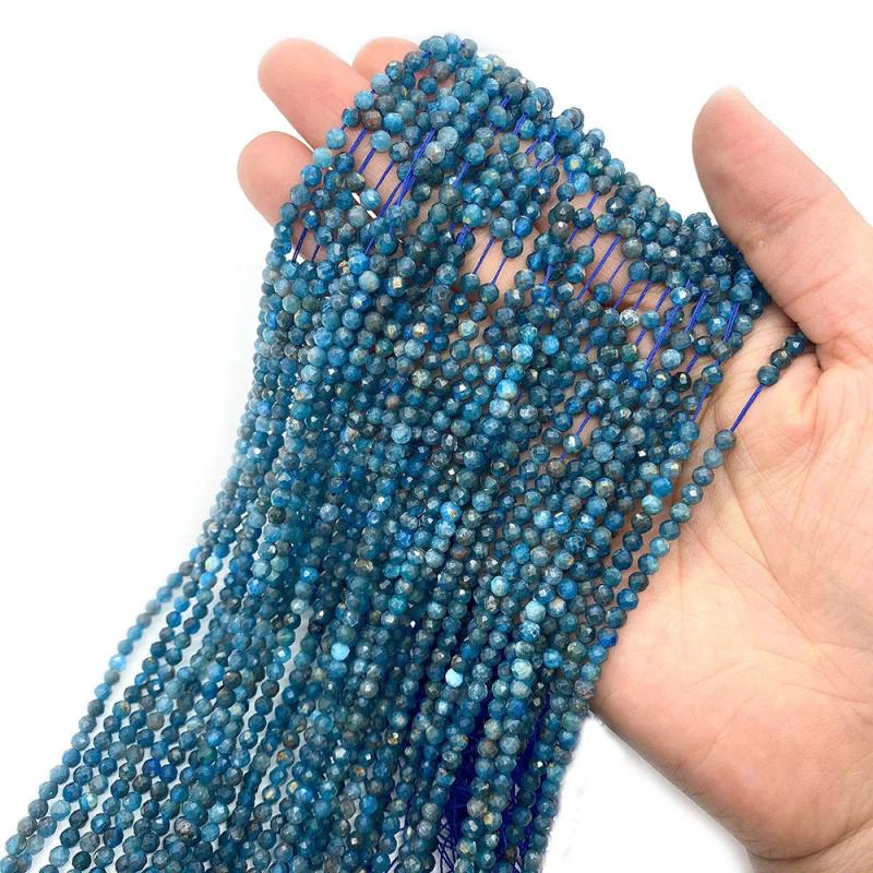 Natural Stone Apatite Spinel Charm Beads for Jewelry Making