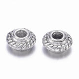 100pcs Metal Beads Spacer for DIY Jewelry Making 5x3mm