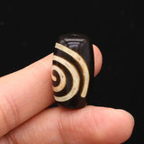 Tibetan Dzi Beads Oval Stone Bead 15x25mm