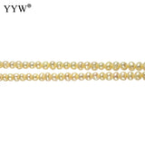 Potato Freshwater Pearl Beads Yellow 6-7mm 14.3in Strand DIY Jewelry Making