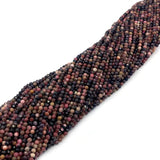 Spinel Beads Red Wood Grain Loose Beads for DIY Jewelry 2/3/4mm
