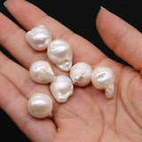 Freshwater Baroque Pearl Bead 12x15-14x18, Natural Straight Hole