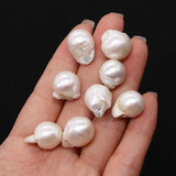 Freshwater Baroque Pearl Bead 12x15-14x18, Natural Straight Hole